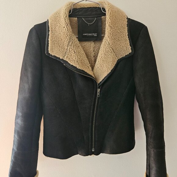 Aritzia shearling jacket - Picture 1 of 9